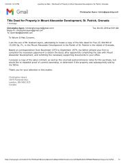 2016-10-25 0901 - Title Deed for Property in Mount Alexander Development, St. Patrick, Grenada